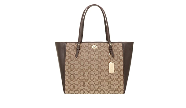 Amazon | [コーチ] バッグ(トートバッグ) 36932 カーキ×ブラウン